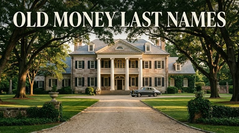 Old Money Last Names