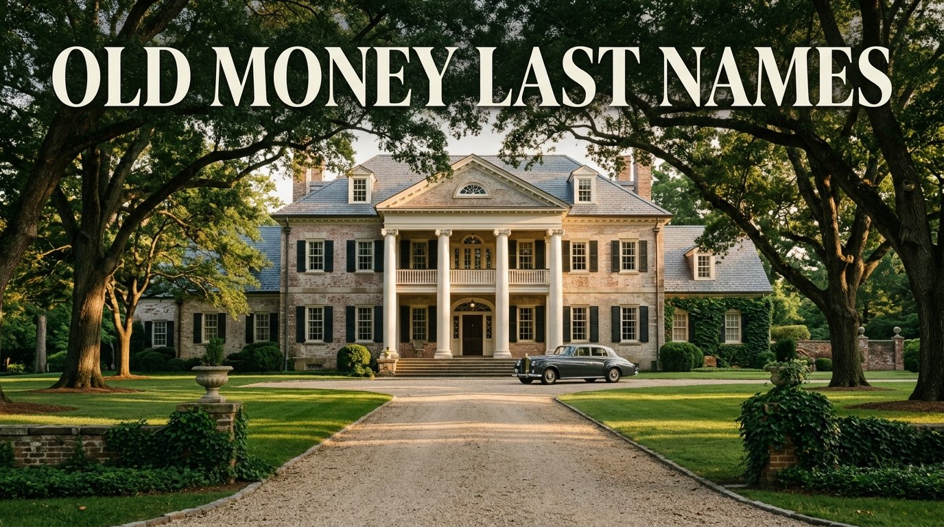 Old Money Last Names